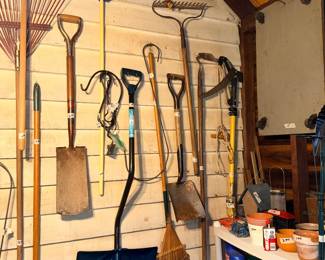 Items Located In The Back Patio And Garden Shed