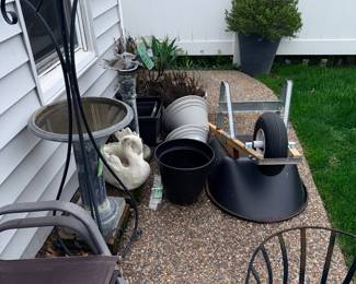 Items Located In The Back Patio And Garden Shed