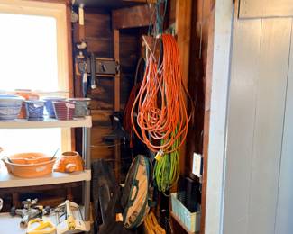 Items Located In The Back Patio And Garden Shed