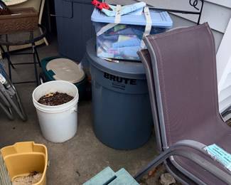 Items Located In The Back Patio And Garden Shed