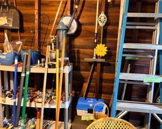 Items Located In The Back Patio And Garden Shed