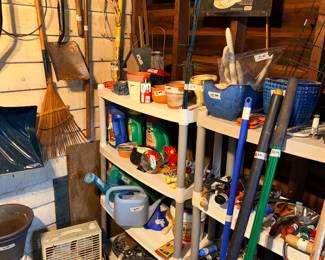 Items Located In The Back Patio And Garden Shed