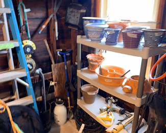 Items Located In The Back Patio And Garden Shed