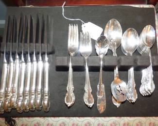 Silverplate Flatware Set