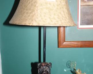 Ga Bulldog Lamp