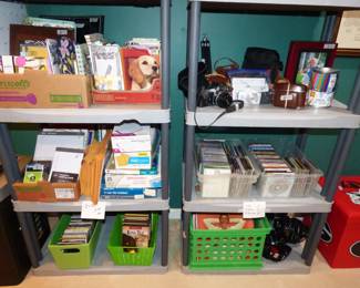 LP Vinyl records, DVD's, CD's