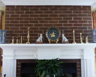 Mostly Baldwin Brass Candlesticks