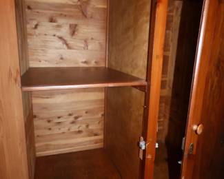 Interior of Cedar Wardrobe