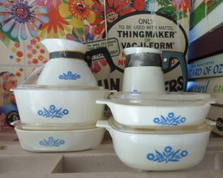 Vintage Toy Corningware "Cornflower" cookware
