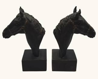 Horse Head Bust Bookends