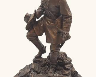 Ron Tunison Bronze Sculpture Gen. Lewis Armistead Civil War Gettysburg Figure w COA