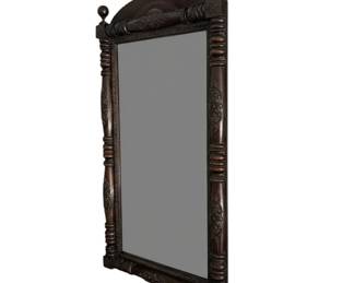Eastlake Style Carved Wood Framed Wall Mirror Edit with AI