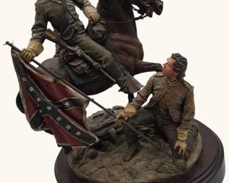 Ron Tunison Advance the Standard Civil War Collectible Sculpture  13 in. Tall