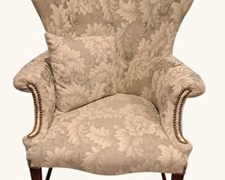 Vintage Mahagony Wing Back Chair