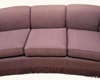 Eggplant Crescent 3Seat Sofa