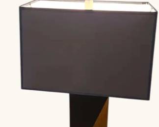 Pair Of Rectangular Table Lamps