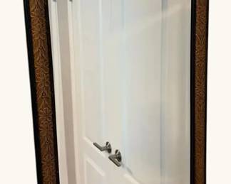 Vintage Gilded Floral Framed Wall Mirror