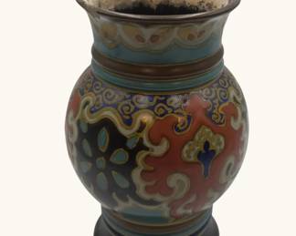 Purdah HandPainted Vase  Made in Holland