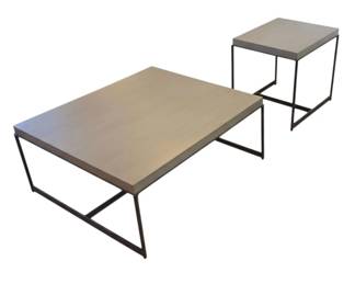 Ethan Allen Coffee Table and Side Table Edit with AI