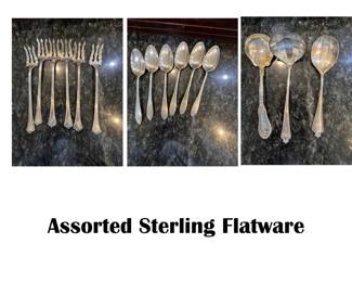Assorted Sterling Flatware