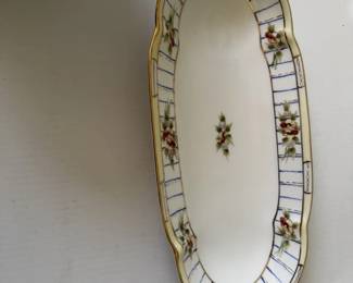 Nippon Candy/Celery Dish Morimura Bros Hand Painted