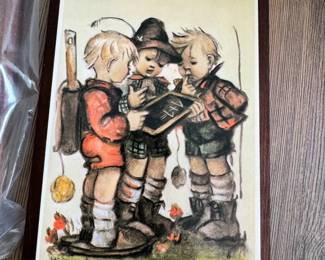 Set of four Hummel Plaques