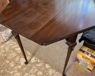 Hexagon Drop Leaf Dining Table