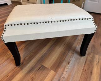 Leather or leather like Foot Stool