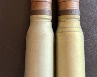 Original WWII Casing Shell 20mm M21A1 Casing 7" length Empty casing, safe