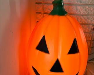 Blow mold jack lantern