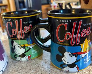 Vintage Disney Mickey Mouse, cups