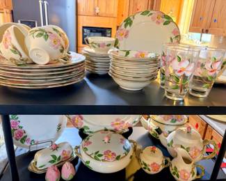 Vintage Franciscan hand painted Desert Rose