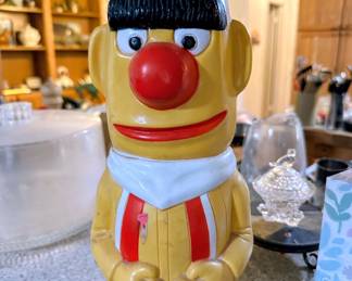 1971 Vintage 13" Sesame Street Bert Vinyl Bank