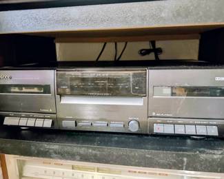 Kenwood CT 201 Stereo Double Cassette Deck Tape Player/Recorder