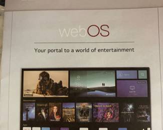 55 inch WEBOS Smart TV LG