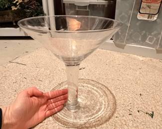 Large martini glass