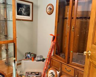 Gun display case, art work