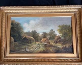 Signed Landscape Painting