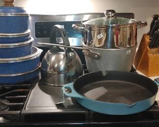 Club aluminum speckled pans