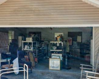 Into the main garage attached to the house