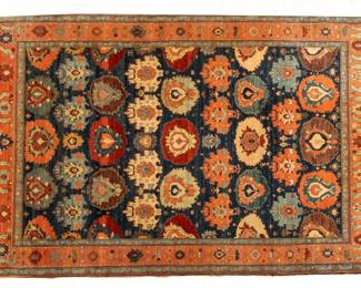 Lot 147 Woven Legends (Philadelphia/Turkey) Fine Rubia Handwoven Wool Rug, Ca. 2000, W 7' 8" L 11'