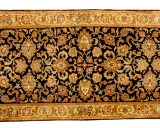 Lot 190 Indo-Mahal Handwoven Wool Rug, Ca. 1980, W 2' 8" L 12' 4"
