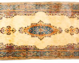 Lot 143 Persian Kerman Handwoven Wool Runner, Ca. 1950, W 5' 11" L 16'