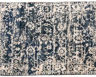 Lot 230 Turkish Wool and Cotton Blend Area Rug, Late 20th C., W 5' 4" L 8' 4"