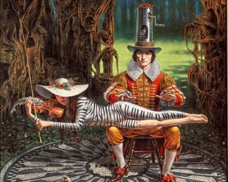 Lot 1044 Michael Cheval (American, B. 1966) Dye Sublimation on Aluminum, 2016, 'Imagine II Version II', H 32'' W 26''