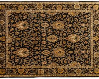 Lot 160 Indian Agra Handwoven Wool Rug, Ca. 1990, W 9' L 11'