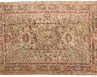 Lot 239 Hand Knotted Kashan Rug H 11' 7" W 8' 7"