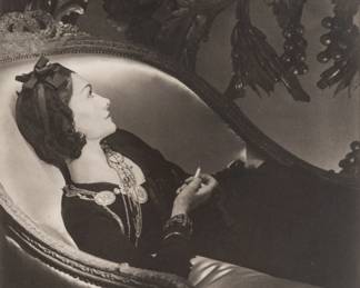 Lot 1035 Horst P. Horst (Germany, 1906-1999) Platinum Palladium Print on Agfa Paper, Ca. Later Printing (1980), 'Coco Chanel, Paris 1937', H 7" W 6.9"