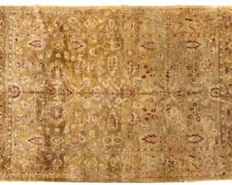 Lot 184 Oushak Design Handwoven Wool Rug, Ca. 1960-1980, W 8' L 11' 3"