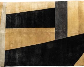 Lot 218 Couristan Kathmandu Hand Tufted Wool Rug, Ca. 1990, W 5' 7" L 7' 10"